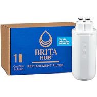 Brita Hub Replacement Water Filter, BPA-Free, Replaces 900 Plastic Water Bottles, Lasts Six Months or 120 Gallons, Includes 1 Filter, Kitchen Essential, White