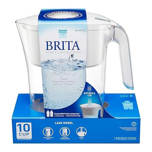  Brita Lake Pitcher with 2 Filters