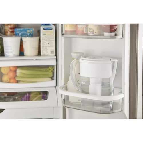  Brita Small 6 Cup Water Filter Pitcher with 1 Standard Filter, BPA Free - Space Saver, White