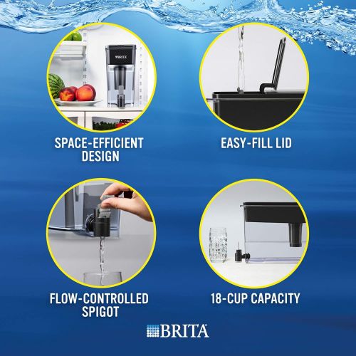  [아마존 핫딜] [아마존핫딜]Brita 60258360394 Ultra Max Filtering Dispenser, Black