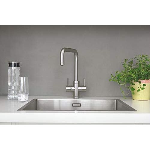  Brita Wassersprudler yource pro Select Elektronisch mit CO2 Zylinder - Mit Filter und Kuehlung - Armatur rund, Chrom glanzend