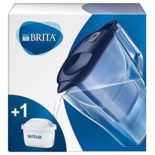  Visit the Brita Store Brita Aluna Cool Water Filter Jug, Funnel and Jug  SMMA, Lid  ABS, 25 x 8.5 x 25 cm