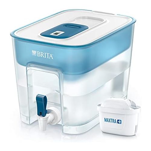  Visit the Brita Store Brita Flow table water filter, funnel: SMMA, white/petrol, 30.2 x 21.4 x 22
