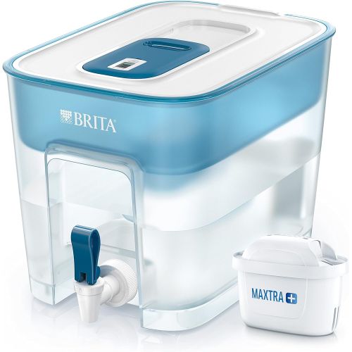  Visit the Brita Store Brita Flow table water filter, funnel: SMMA, white/petrol, 30.2 x 21.4 x 22
