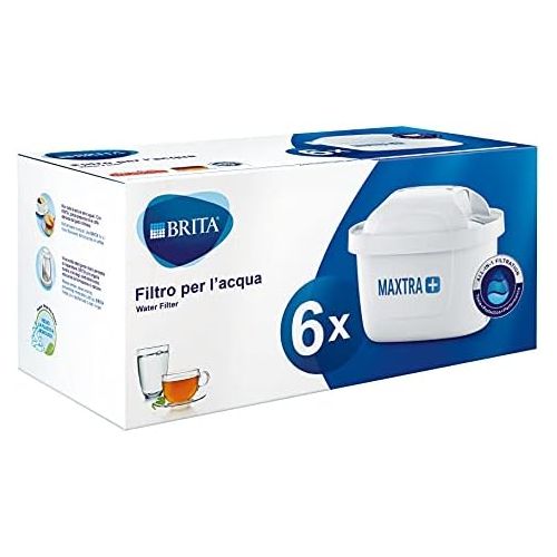  Brita Filter fuer Wasserfilter Maxtra +, Kunststoff/Kohle/Harze 6 Filtri Bianco
