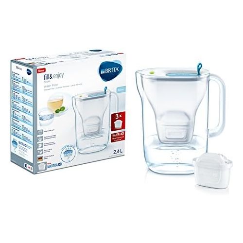  Visit the Brita Store Brita Style 3Months Jug Plastic Blue 26.5x 11x 27.5cm