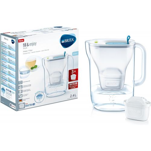  Visit the Brita Store Brita Style 3Months Jug Plastic Blue 26.5x 11x 27.5cm