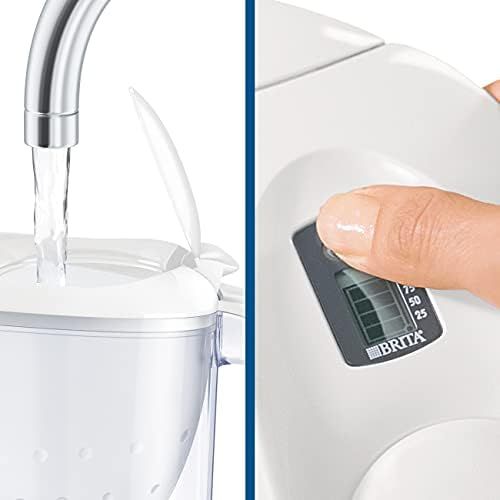  Brita Marella Water Filter Graphite Grey Incl. 6 Maxtra+ Filter Cartridges, Filter Half-Year Package to Reduce Limescale and Chlorine in the Water
