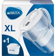 Visit the Brita Store BRITA Wasserfilter Marella XL weiss inkl. 1 MAXTRA+ Filterkartusche  Extra grosser BRITA Filter zur Reduzierung von Kalk, Chlor & geschmacksstoerenden Stoffen im Wasser