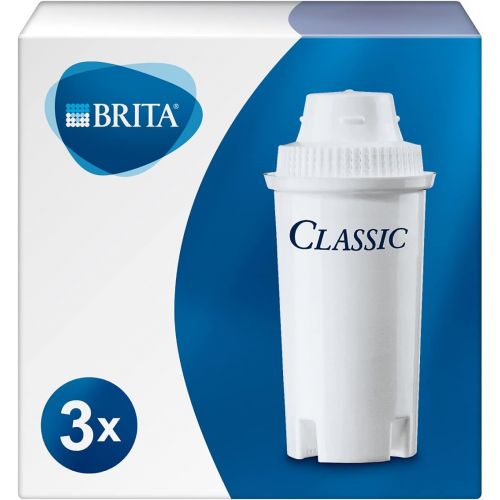  Visit the Brita Store BRITA filter cartridges Classic in a pack of 3 - filter cartridges for older BRITA water filters to reduce lime, chlorine and substances that impair taste in tap water