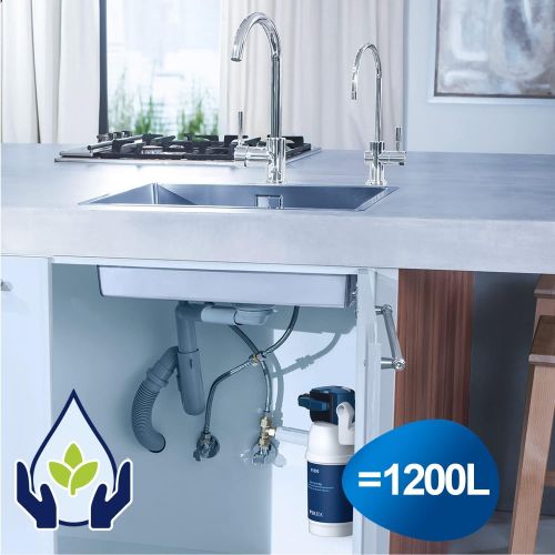  Visit the Brita Store BRITA faucet with integrated water filter mypure P1 - Faucet with filter for reducing limescale, chlorine and taste-disturbing substances