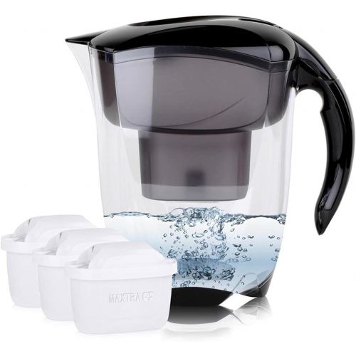  Visit the Brita Store Brita Elemaris XL 3.5L Black with 3x Maxtra +