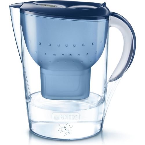  Visit the Brita Store Brita Carafe with water filter, compatible with Maxtra+ cartridges, colour: white, 3.5 L, blue.