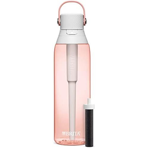  [아마존베스트]Brita Plastic Water Filter Bottle, 26 oz, Blush