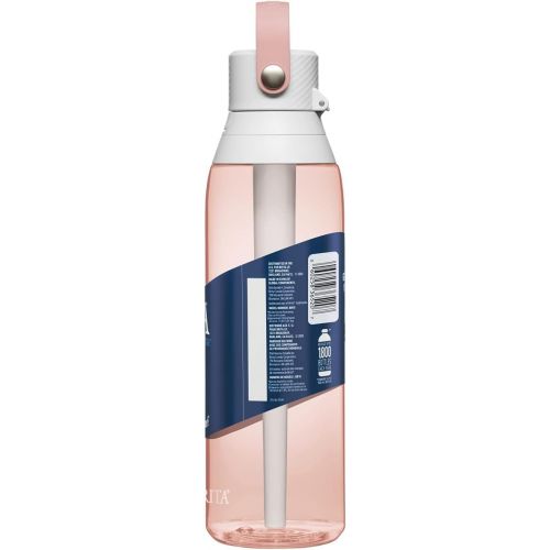  [아마존베스트]Brita Plastic Water Filter Bottle, 26 oz, Blush