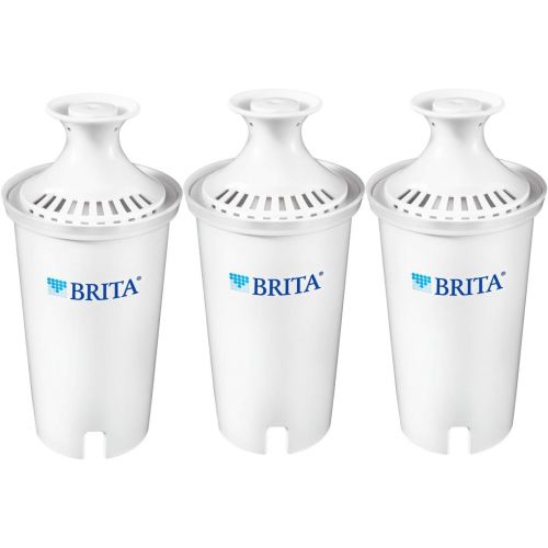  Brita Standard Water Filter, Standard Replacement Filters for Pitchers and Dispensers, BPA Free, 3 Count