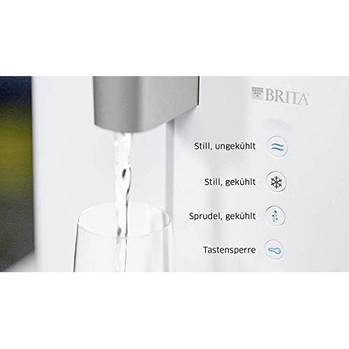  Brita Electronic Water Carbonator with CO2?Cylinder???With filter, Cooling for your favourite water from the tap - White