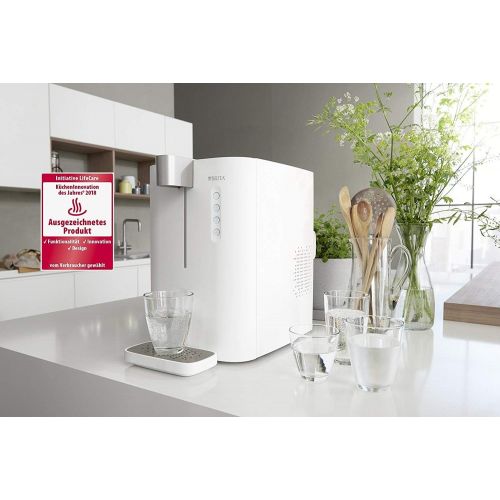  Brita Electronic Water Carbonator with CO2?Cylinder???With filter, Cooling for your favourite water from the tap - White