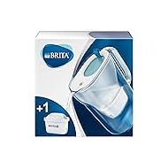 Brita Style Soft Water Filter Jug, Funnel and Jug - SMMA, Lid - ABS/ASA, Loop - Silicone 22 x 10.5 x 24.5 cm