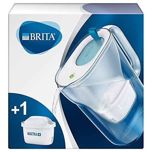  Brita Style Soft Water Filter Jug, Funnel and Jug - SMMA, Lid - ABS/ASA, Loop - Silicone 22 x 10.5 x 24.5 cm