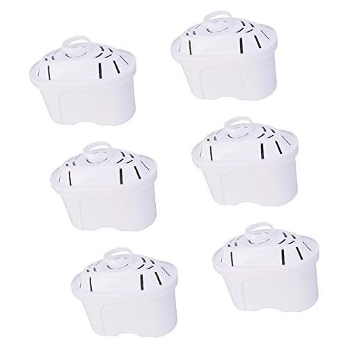  Universal 6 Piece Water Filter Cartridges for Brita Maxtra Jugs