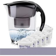 BRITA Elemaris XL 3.5 L Water Filter with 6x Maxtra Cartridges Black