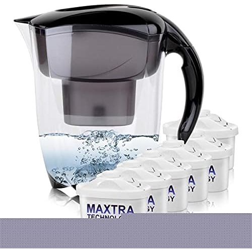  BRITA Elemaris XL 3.5 L Water Filter with 6x Maxtra Cartridges Black