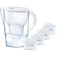 BRITA Marella XL Water Filter Including 4 Maxtra+ Pure Performance Filter Cartridges (White)