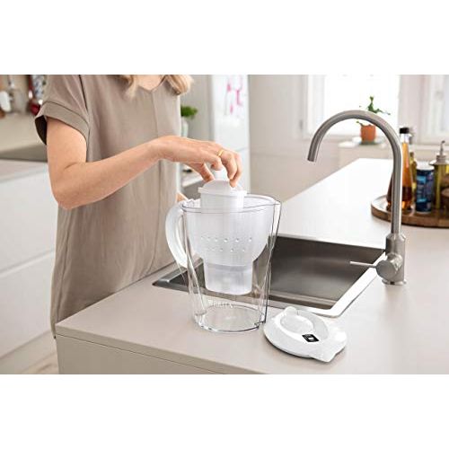  BRITA Marella XL Water Filter Including 4 Maxtra+ Pure Performance Filter Cartridges (White)