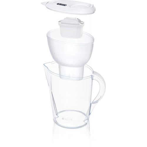  BRITA Marella XL Water Filter Including 4 Maxtra+ Pure Performance Filter Cartridges (White)