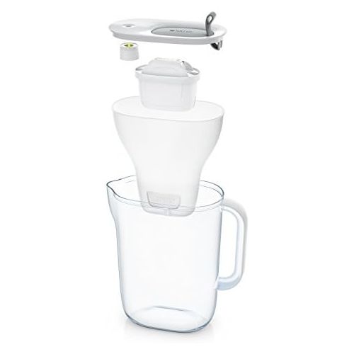  BRITA, Filter Carafe, Style, 2.4 L, 3 MAXTRA + Cartridges Included - Graphite