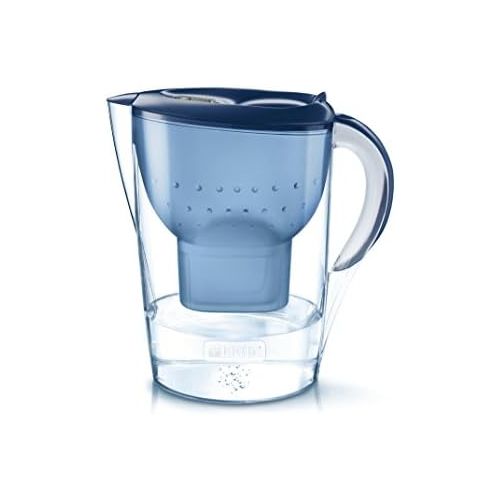  Brita Carafe with water filter, compatible with Maxtra+ cartridges, colour: white, 3.5 L, blue.