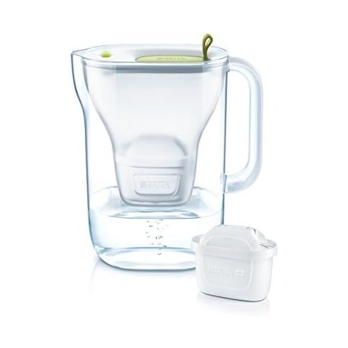  Brita plastic water filter can, green, 2.4 L, 1 cartridge