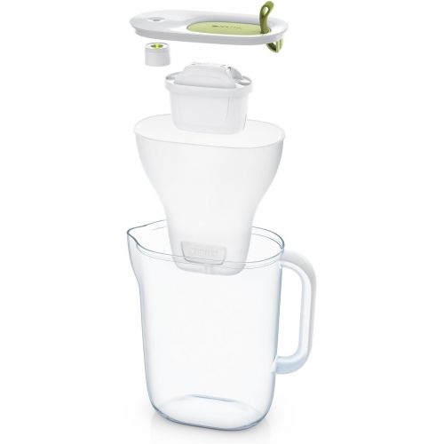  Brita plastic water filter can, green, 2.4 L, 1 cartridge