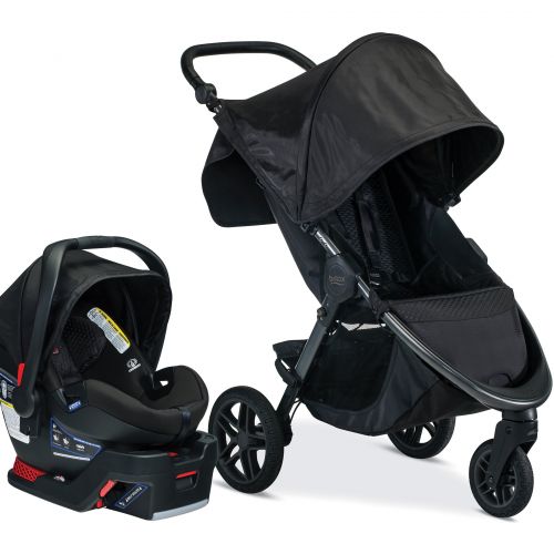  Britax B-Free & B-Safe Ultra Travel System, Midnight