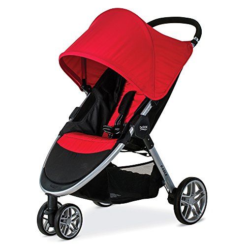  Britax USA Britax 2017 B-Agile Lightweight Stroller, Red