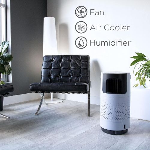  Briza Air Cooler - Evaporative Air Cooler - Swamp Cooler - Air Cooler Fan - Air Cooler for Room - Great for Livingroom, Bedroom, Office - 8 Liter Water Tank - 80° Swing Oscillation