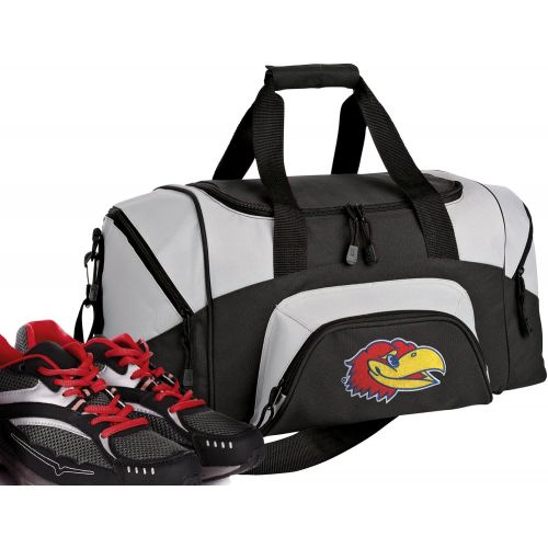  Broad Bay Small Kansas Jayhawks Duffel Bag University of Kansas Gym Bags or Suitcase