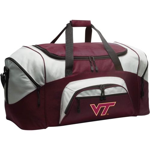  Broad Bay Large Virginia Tech Gym Bag Deluxe Virginia Tech Hokies Duffle Bag