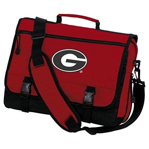  Broad Bay Georgia Bulldogs Laptop Bag University of Georgia Messenger Bag or Computer Bag