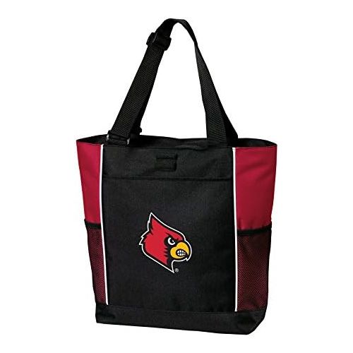 Broad Bay University of Louisville Tote Bags Red Louisville Cardinals Totes Beach Travel
