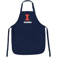 Broad Bay University of Illinois Grandma Apron Stain Release Illini Grandma Aprons