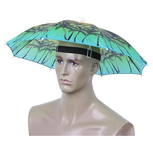  [아마존베스트]Broadroot umbrella hat, anti rain, for fishing, as a sun shade, hat for adults.