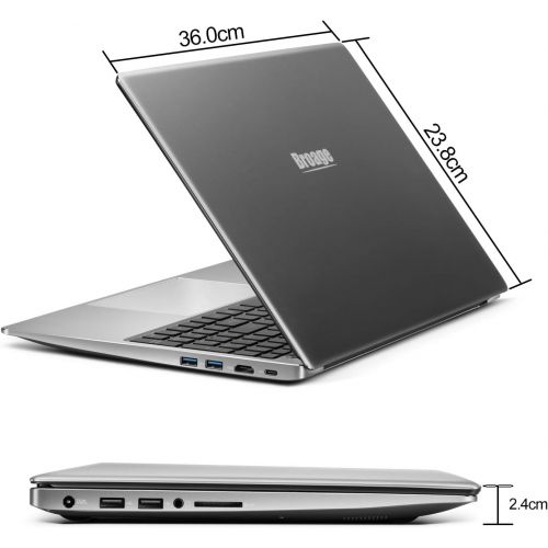  Broage 15.6 Laptop Computer, Intel i3-10110U up to 4.1GHZ 8GB RAM 512GB SSD with Windows 10 Home, 1920x1080 FHD IPS Display, Webcam, Backlit Keyboard, Thin Edge, USB 3.0, Bluetooth