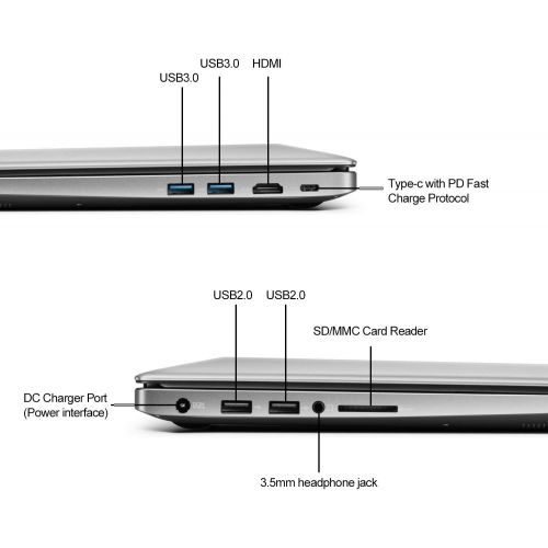  Broage 15.6 Laptop Computer, Intel i3-10110U up to 4.1GHZ 8GB RAM 512GB SSD with Windows 10 Home, 1920x1080 FHD IPS Display, Webcam, Backlit Keyboard, Thin Edge, USB 3.0, Bluetooth