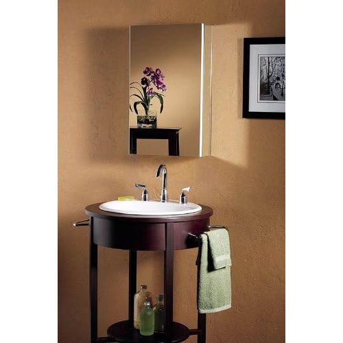  Broan NuTone 52WH244PF Metro Classic Medicine Cabinet with Flat Trim, 24 by 4-Inch