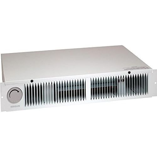  Broan 112 Kickspace Fan-Forced Wall Heater with Built-In Thermostat, White