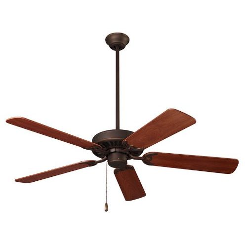  Broan NuTone CFH52RB Hugger Series Energy Star Qualified Dual Blades Ceiling Fan, 52-Inch, Oil Rubbed Bronze