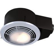 Broan-Nutone QT9093WH Heater, Fan, and Light Combo for Bathroom and Home, 4.0 Sones, 1500-Watt Heater and 100-Watt Light, 110 CFM , White, Medium