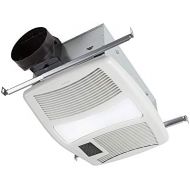 Broan QTXN110HL Ultra Silent Heater Combination Ventilation Fan with Light in 6 Round Ducting (110 CFM)